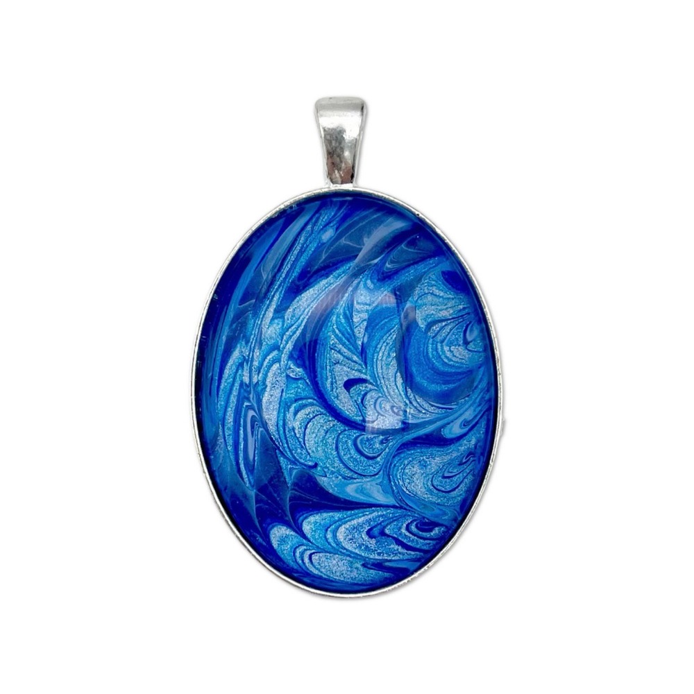 Acrylic Paint Skin Jewelry Pendant